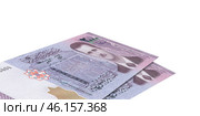 Financial illustration sample. 3d paper banknote in perspective, 2000 Syrian pounds with Bashar al-Assad portrait. Isolated background. Money of old Syria. Cash two thousand. Стоковая иллюстрация, иллюстратор GAlexS / Фотобанк Лори