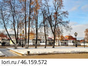 Город Тобольск. Киоски с сувенирной продукцией на улице Семена Ремезова. (2015 год). Стоковое фото, фотограф Александр Тараканов / Фотобанк Лори