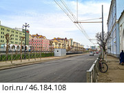 Право-Булачная улица. Город Казань (2024 год). Стоковое фото, фотограф Александр Тараканов / Фотобанк Лори