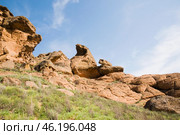 Песчанник горы Богдо ( Богдинско-Баскунчакский заповедник ) Стоковое фото, фотограф Павел Просянов / Фотобанк Лори