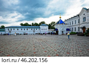 Надкладезная часовня и братский корпус на территории Раифского Богородицкого монастыря (2024 год). Редакционное фото, фотограф Макаров Алексей / Фотобанк Лори