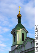 Часы на одной из башенок Свято-Симеоновского собора. Беларусь, город Брест, улица Карла Маркса, 84 (2020 год). Стоковое фото, фотограф Алексей Иванов / Фотобанк Лори