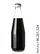 Bottle of tasty sauce on white background. Стоковое фото, фотограф Pixel_shot / Фотобанк Лори