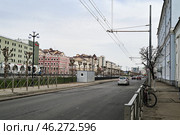 Право-Булачная улица. Город Казань (2024 год). Стоковое фото, фотограф Александр Тараканов / Фотобанк Лори