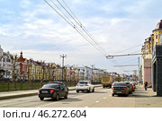 Многоквартирные жилые дома в Казани, Право-Булачная улица (2024 год). Редакционное фото, фотограф Александр Тараканов / Фотобанк Лори