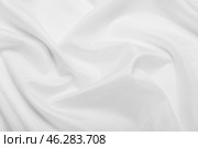 Texture of white flag as background. Стоковое фото, фотограф Pixel_shot / Фотобанк Лори
