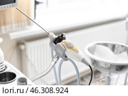 ENT telescope in otolaryngologist's office. Стоковое фото, фотограф Pixel_shot / Фотобанк Лори