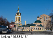 Храм Сорока Севастийских мучеников. Город Москва, Россия. Стоковое фото, фотограф Господин Никто / Фотобанк Лори
