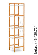 Empty shelving unit on white background. Стоковое фото, фотограф Pixel_shot / Фотобанк Лори