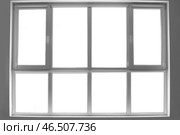 Большое современное металлопластиковое окно. Стоковое фото, фотограф Pixel_shot / Фотобанк Лори
