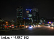 Jakarta / Indonesia - 28 Jul 2016: The view on Jakarta at night, Indonesia. Редакционное фото, фотограф Сергей Стрелков / Фотобанк Лори