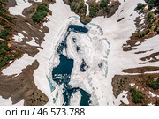 Камчатский край. Голубое озеро в Елизовском районе. Стоковое фото, фотограф Елена Верещака / ТАСС / Фотобанк Лори