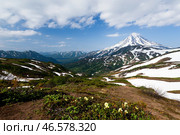 Камчатский край. Вилючинский вулкан. Стоковое фото, фотограф Елена Верещака / ТАСС / Фотобанк Лори