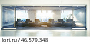 modern office interior, Стоковое фото, фотограф Виктор Застольский / Фотобанк Лори