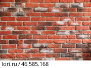 Wall of red brick. Стоковое фото, фотограф Ольга Зиновская / Фотобанк Лори