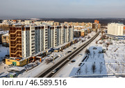 Иркутская область. Братск. Вид на многоэтажные жилые дома (2022 год). Стоковое фото, фотограф Александр Рюмин / ТАСС / Фотобанк Лори