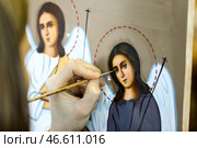 Роспись иконы. Стоковое фото, фотограф Михаил Терещенко / ТАСС / Фотобанк Лори