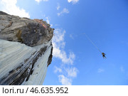 Прыжок с экстремальной высоты в свободном падении. Стоковое фото, фотограф Юрий Смитюк / ТАСС / Фотобанк Лори