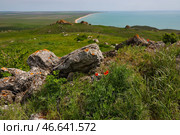 Республика Крым. Берег Черного моря (2024 год). Стоковое фото, фотограф Андрей Рубцов / ТАСС / Фотобанк Лори