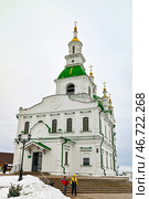 Город Ялуторовск. Сретенский собор зимой. Редакционное фото, фотограф Александр Тараканов / Фотобанк Лори