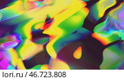 Abstract animated Colorful shapes on dark baclgropund. Стоковое видео, видеограф Александра Конопля / Фотобанк Лори
