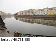 Весенний Петербург. Туманная река Фонтанка (2009 год). Стоковое фото, фотограф Александр Алексеев / Фотобанк Лори