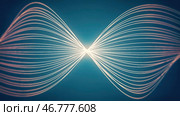 Animated background of lines and shapes. Стоковая иллюстрация, иллюстратор David Kashakhi / Фотобанк Лори