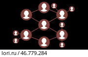 Or business community with 3d internet network referral and multi level marketing. Стоковая иллюстрация, иллюстратор David Kashakhi / Фотобанк Лори