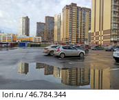 Жилой комплекс «Новокосино» по адресу Московская обл., г. Реутов. Редакционное фото, фотограф stargal / Фотобанк Лори
