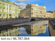 Река Мойка. Вид с Певческого моста. Весенний Петербург. Стоковое фото, фотограф Александр Алексеев / Фотобанк Лори