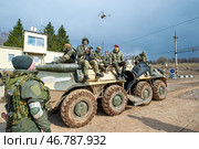 Подготовка военнослужащих на полигоне СВО (2023 год). Редакционное фото, фотограф Sergey Rusanov / Фотобанк Лори