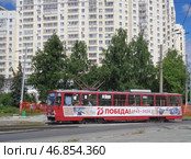 Трамвай "Tatra" T6B5SU №367, улица 8 Марта, Екатеринбург, Свердловская область (2020 год). Редакционное фото, фотограф Алексей Иванов / Фотобанк Лори