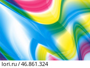 Abstract multicolored kaleidoscope spiral from the center. Стоковая иллюстрация, иллюстратор Vladislav_v / Фотобанк Лори