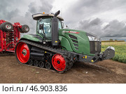 Kaliningrad, RUSSIA - July 29, 2022: Agricultural Exhibition. Agricultural machinery. Редакционное фото, фотограф Ольга Сейфутдинова / Фотобанк Лори