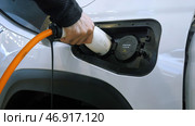 The latest technologies for charging electric vehicles. Стоковое фото, фотограф David Kashakhi / Фотобанк Лори