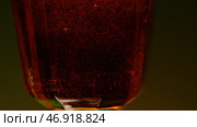 Alcohol beverage isolated on a colorful wall background. Стоковое фото, фотограф David Kashakhi / Фотобанк Лори