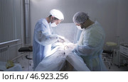 Male health concepts, medical procedure on male penis in sterile operating room. Стоковая иллюстрация, иллюстратор David Kashakhi / Фотобанк Лори