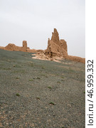 Ruins of ancient Dzhanpik-kala fortress (2022 год). Стоковое фото, фотограф Юлия Белоусова / Фотобанк Лори