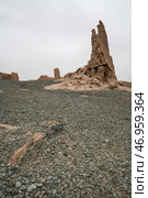 Ruins of ancient Dzhanpik-kala fortress (2022 год). Стоковое фото, фотограф Юлия Белоусова / Фотобанк Лори