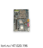 Premium Quality Computer Motherboard Designed for Seamless Upgrades and Enhanced Performance. Стоковое фото, фотограф David Kashakhi / Фотобанк Лори