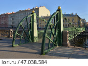 Река Мойка, Почтамтский мост. Санкт-Петербург (2014 год). Стоковое фото, фотограф Александр Алексеев / Фотобанк Лори