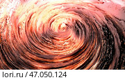 Beautiful transforming rotating tornado surface with ripples. Стоковая иллюстрация, иллюстратор David Kashakhi / Фотобанк Лори