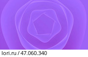 Stylish animation with moving centralized circles. Стоковая иллюстрация, иллюстратор David Kashakhi / Фотобанк Лори