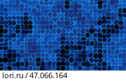 Moving dots in style of bubbling bubbles or molecules. Стоковая иллюстрация, иллюстратор David Kashakhi / Фотобанк Лори