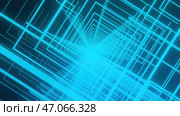 A bright abstraction of white light pieces creating a tunnel that rotates and moves deeper. Стоковая иллюстрация, иллюстратор David Kashakhi / Фотобанк Лори