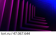 Abstract futuristic technological background with contrasting lights moving in a circle. Стоковая иллюстрация, иллюстратор David Kashakhi / Фотобанк Лори