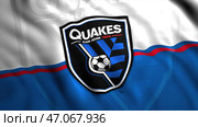 The San Jose Earthquakes American professional soccer team. Редакционное фото, фотограф David Kashakhi / Фотобанк Лори