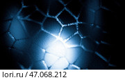 Motion.The light background on which the yellow rays of light fall rotates in animation. Стоковая иллюстрация, иллюстратор David Kashakhi / Фотобанк Лори