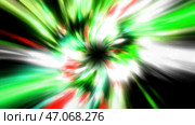 Motion.Black background with emerging lines of light in abstraction. Стоковая иллюстрация, иллюстратор David Kashakhi / Фотобанк Лори