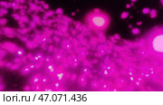 Abstract animation of glowing disease balls. Стоковая иллюстрация, иллюстратор David Kashakhi / Фотобанк Лори